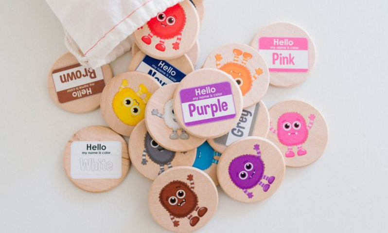 color word monsters Color Monsters Matching Tiles