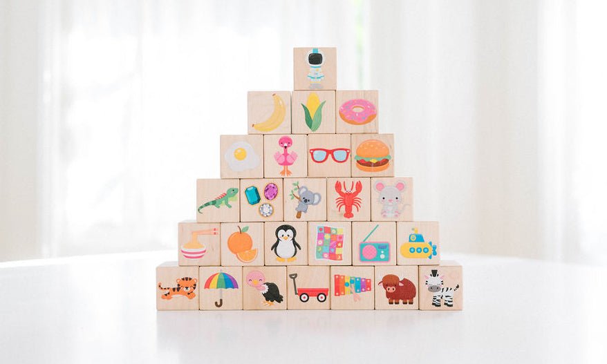 Picture Alphabet Blocks - Bannor Toys