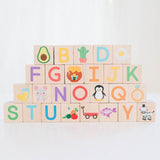 Picture Alphabet Blocks - Bannor Toys