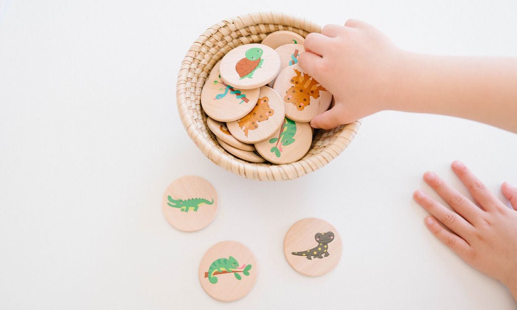Reptiles Matching Tiles - Bannor Toys