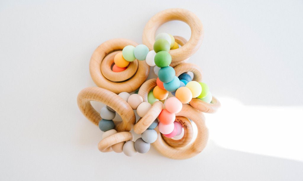 Saturn Ring Wooden Baby Teether - Bannor Toys