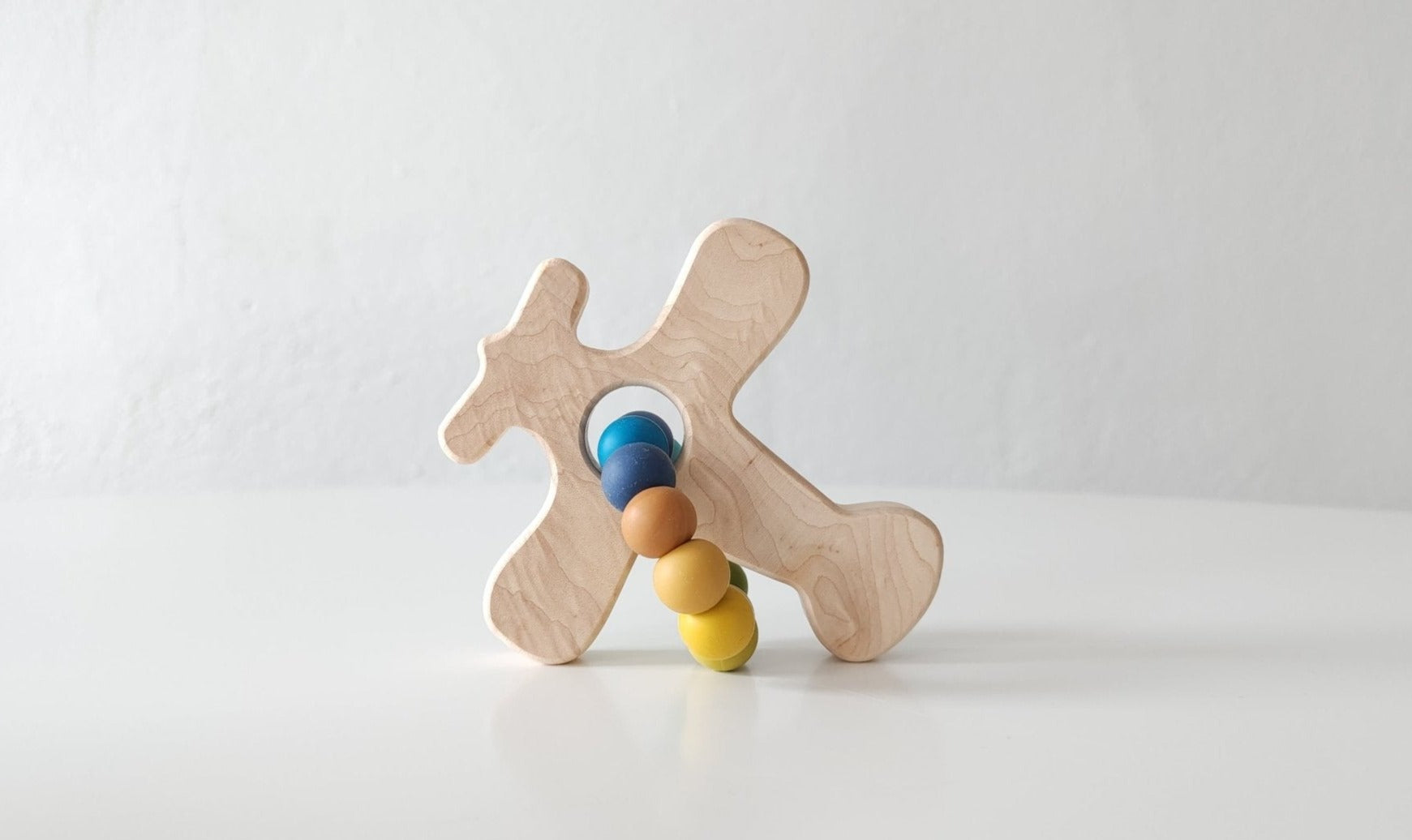 Airplane Wood Grasping Toy - Bannor Toys