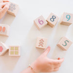 Boho Number + Counting Shape Blocks - Bannor Toys