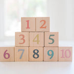 Boho Number + Counting Shape Blocks - Bannor Toys