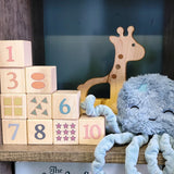 Boho Number + Counting Shape Blocks - Bannor Toys