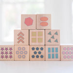 Boho Number + Counting Shape Blocks - Bannor Toys