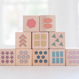 Boho Number + Counting Shape Blocks - Bannor Toys
