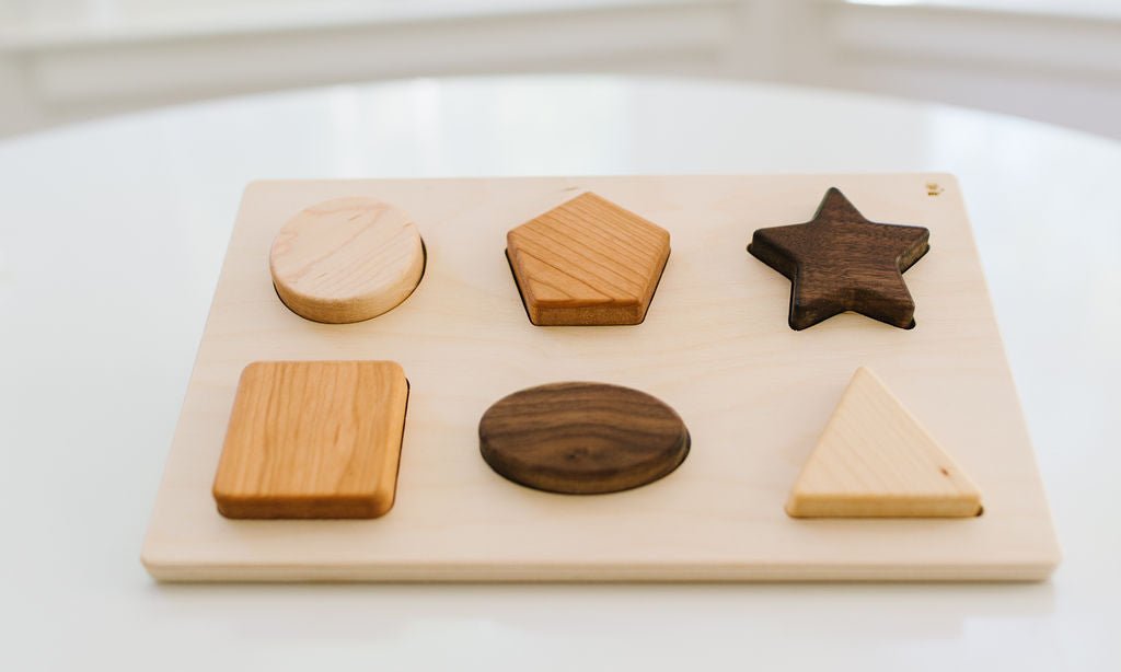 Chunky Wooden Shape Puzzle by Bannor Toys