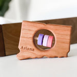 Connecticut State Wooden Baby Rattle™ - Bannor Toys