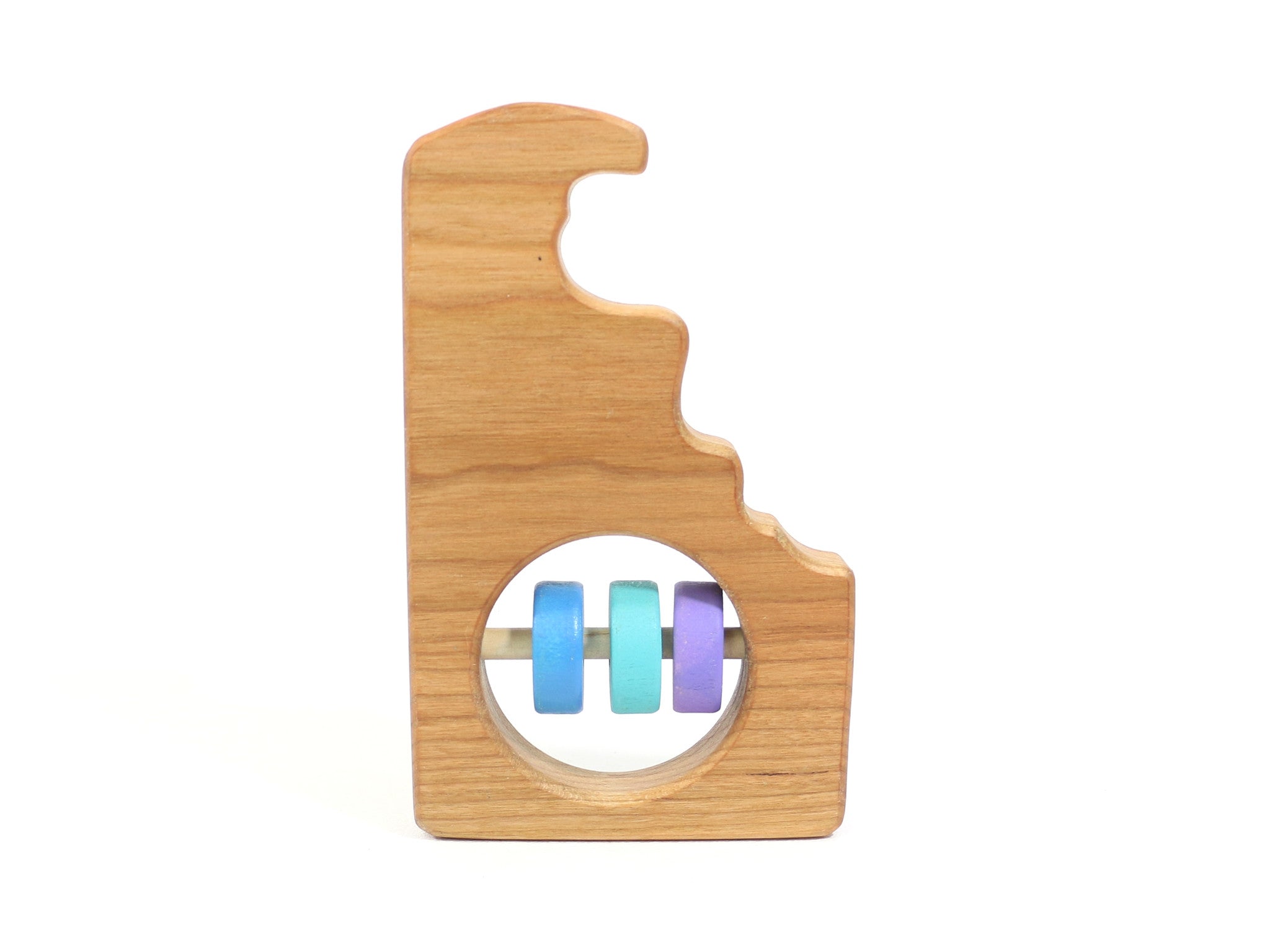 Delaware State Wooden Baby Rattle™ - Bannor Toys