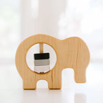 Elephant Wooden Baby Rattle - Bannor Toys