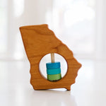 Georgia State Wooden Baby Rattle™ - Bannor Toys