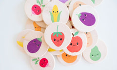 Happy Farmer's Market Matching Tiles - Bannor Toys