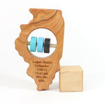 Illinois State Wooden Baby Rattle™ - Bannor Toys - State Rattle