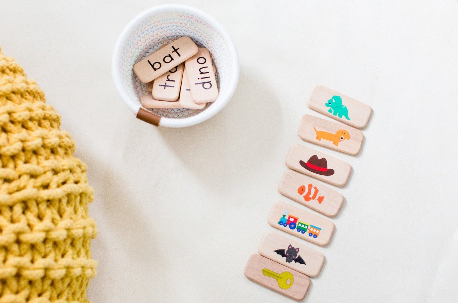 Mini Sight Words Color Tiles - Bannor Toys