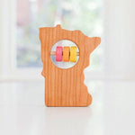 Minnesota Wooden Baby Rattle™ - Bannor Toys