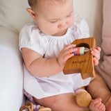 Mississippi Wooden Baby Rattle™ - Rattles - Bannor Toys