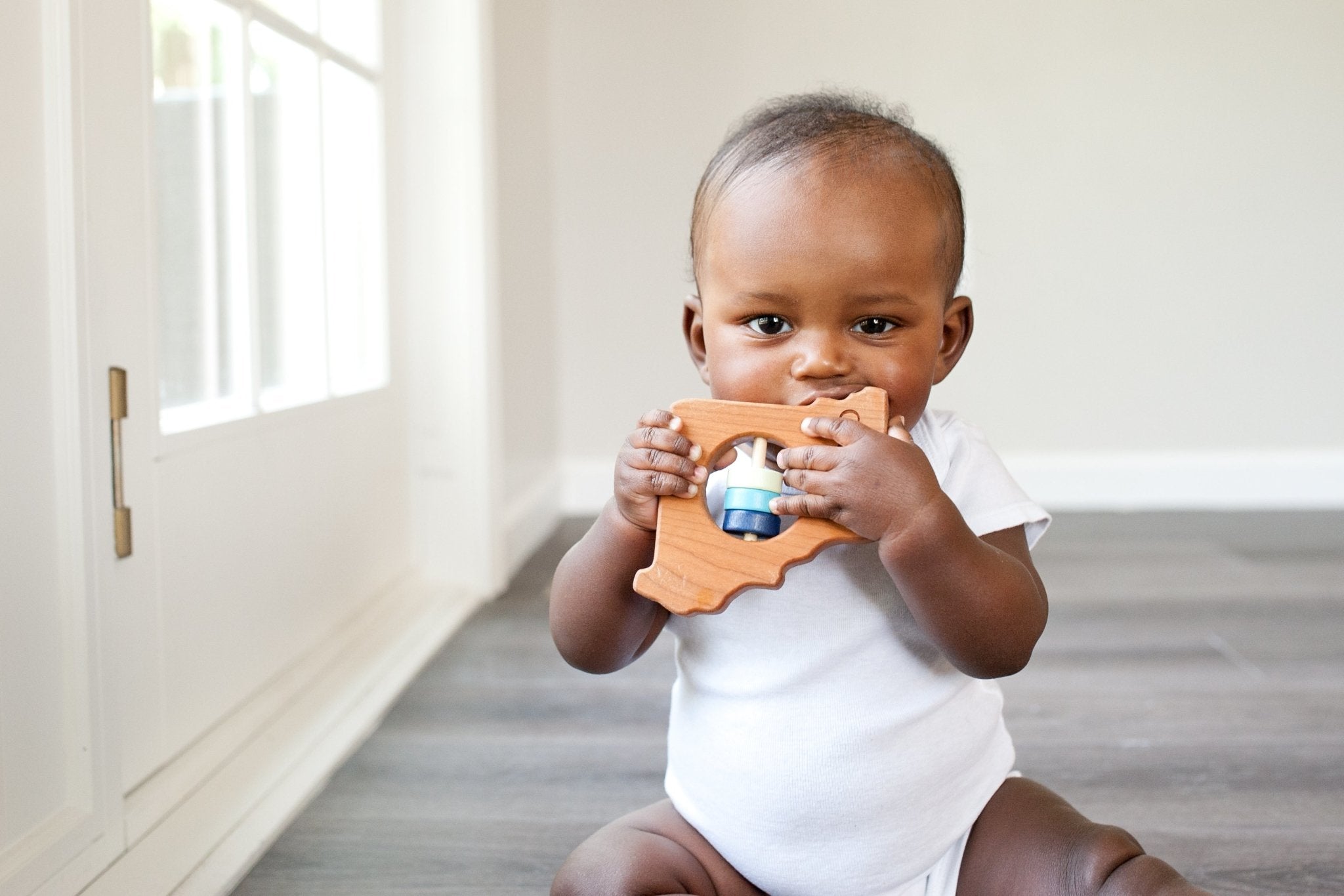 Missouri State Wooden Baby Rattle™ - Bannor Toys