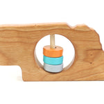 Nebraska State Wooden Baby Rattle™ - Bannor Toys