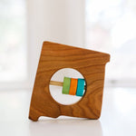 New Mexico State Wooden Baby Rattle™ - Bannor Toys