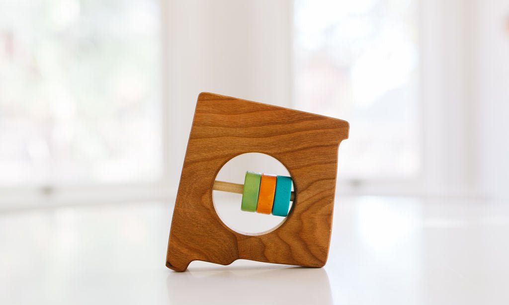 New Mexico State Wooden Baby Rattle™ - Bannor Toys