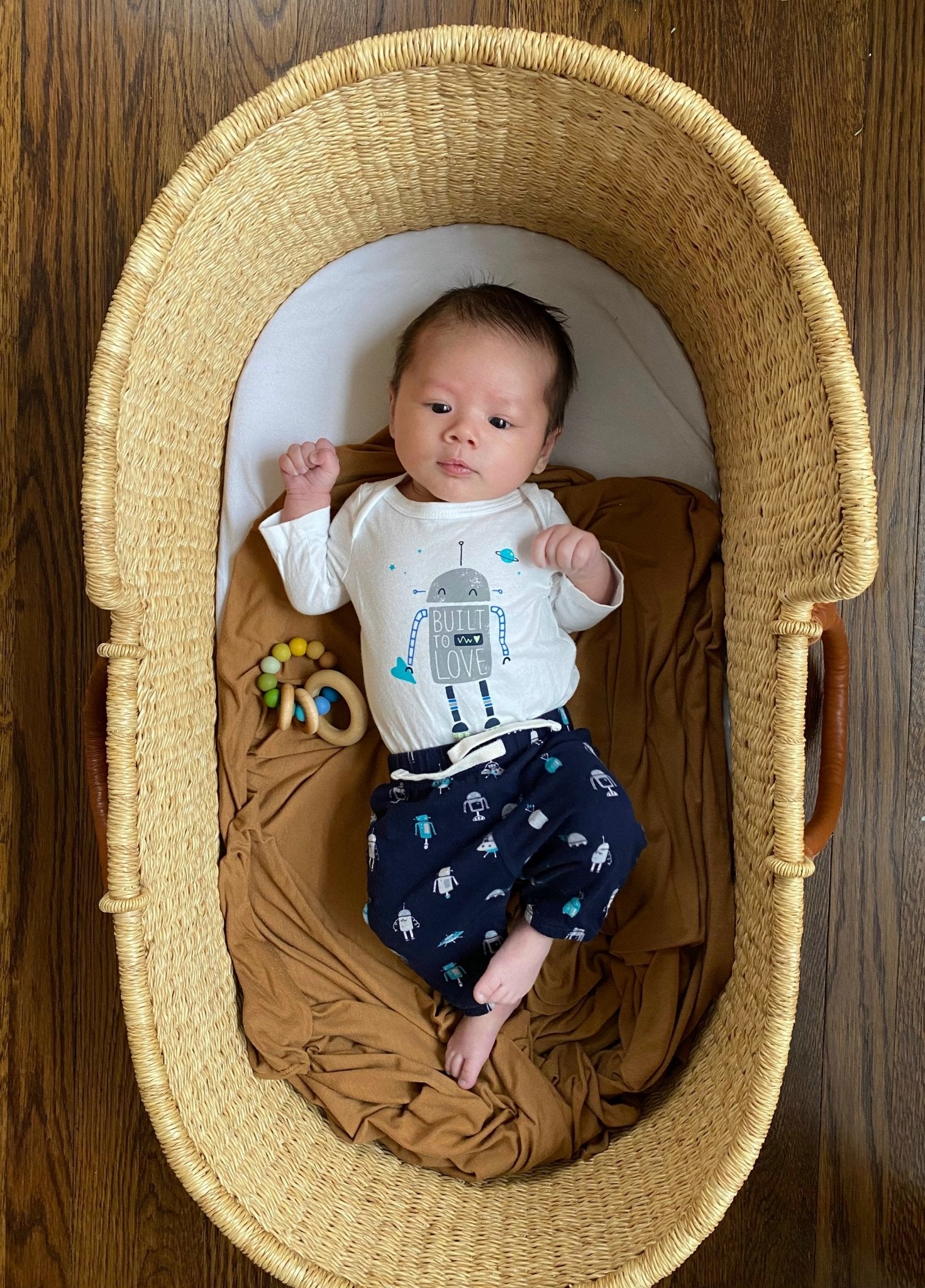 Saturn Ring Wooden Baby Teether - Bannor Toys