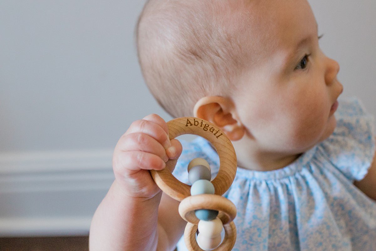 Saturn Ring Wooden Baby Teether - Bannor Toys