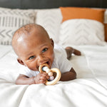Saturn Ring Wooden Baby Teether - Bannor Toys