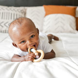 Saturn Ring Wooden Baby Teether - Bannor Toys