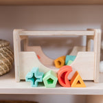 Shape Sorter - Wood + Silicone - Bannor Toys
