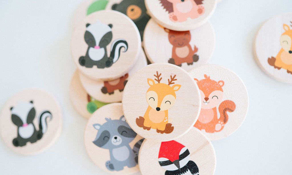 Woodland Matching Tiles - Bannor Toys