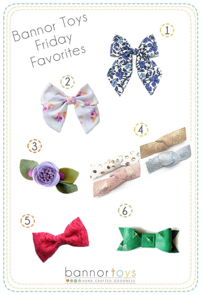 Friday Favorite Hair Bows for Little Girls, and Mamas too! - Bannor Toys