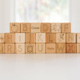 4 - sided Picture ABC Blocks - Bannor Toys