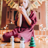 Wooden Paintables - Snowmen + Trees