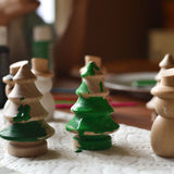 Wooden Paintables - Snowmen + Trees