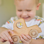 Wooden Toy Truck, Maple - Bannor Toys