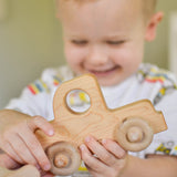 Wooden Toy Truck, Maple - Bannor Toys