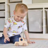 Wooden Toy Truck, Maple - Bannor Toys