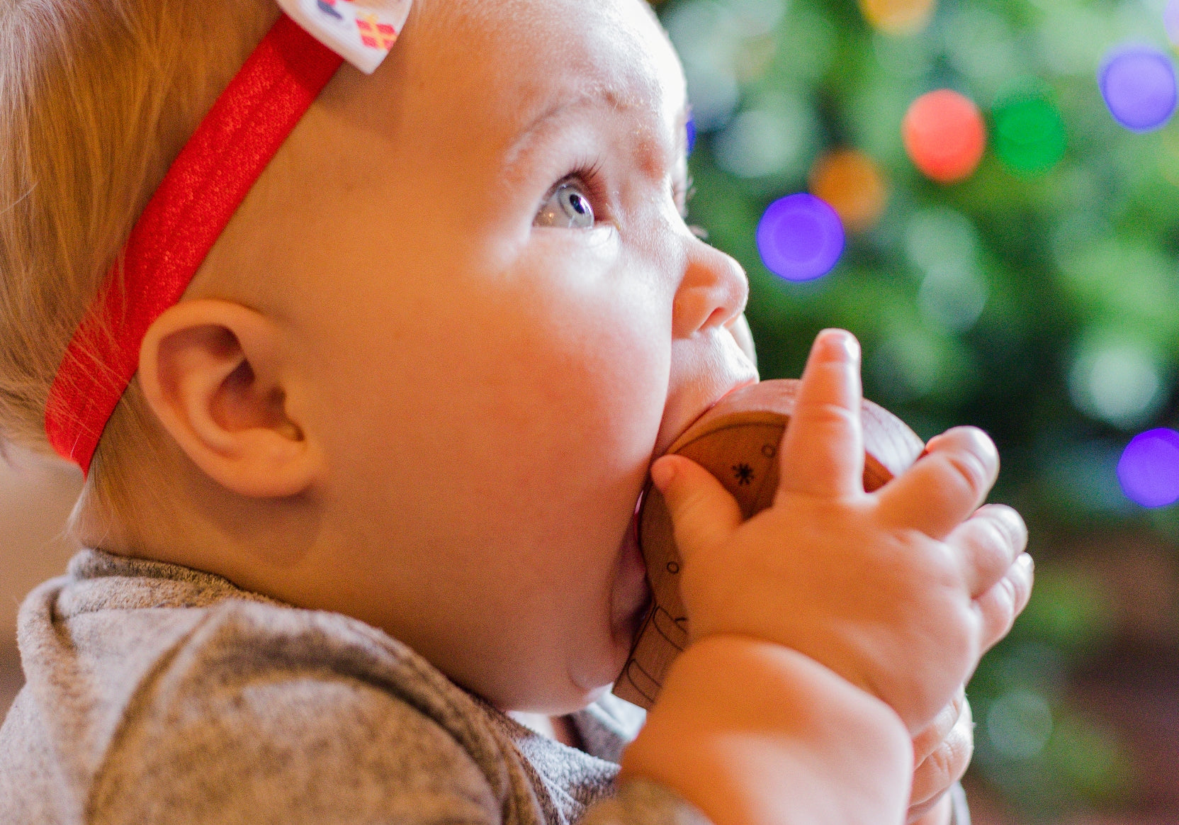 Snow Globe Baby Rattle