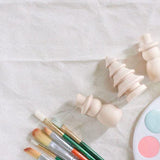 Wooden Paintables - Snowmen + Trees