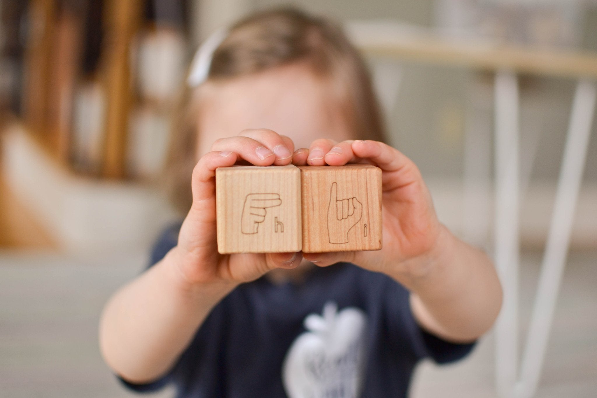 Sign Language For Blocks American Sign Language Blocks by Bannor Toys
