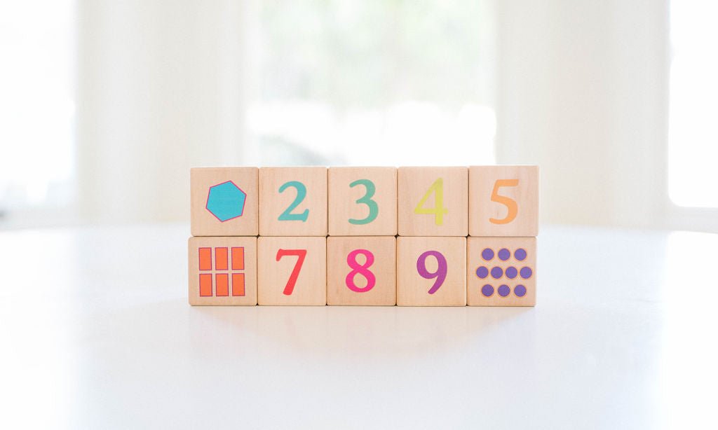 Bright Number + Counting Shape Blocks - Bannor Toys