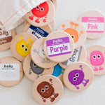 Color Monsters Matching Tiles - Bannor Toys