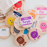 Color Monsters Matching Tiles - Bannor Toys