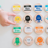 Color Monsters Matching Tiles - Bannor Toys