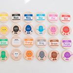 Color Monsters Matching Tiles - Bannor Toys