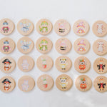 Dress-Up Animals Matching Tiles - Bannor Toys