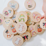 Dress-Up Animals Matching Tiles - Bannor Toys