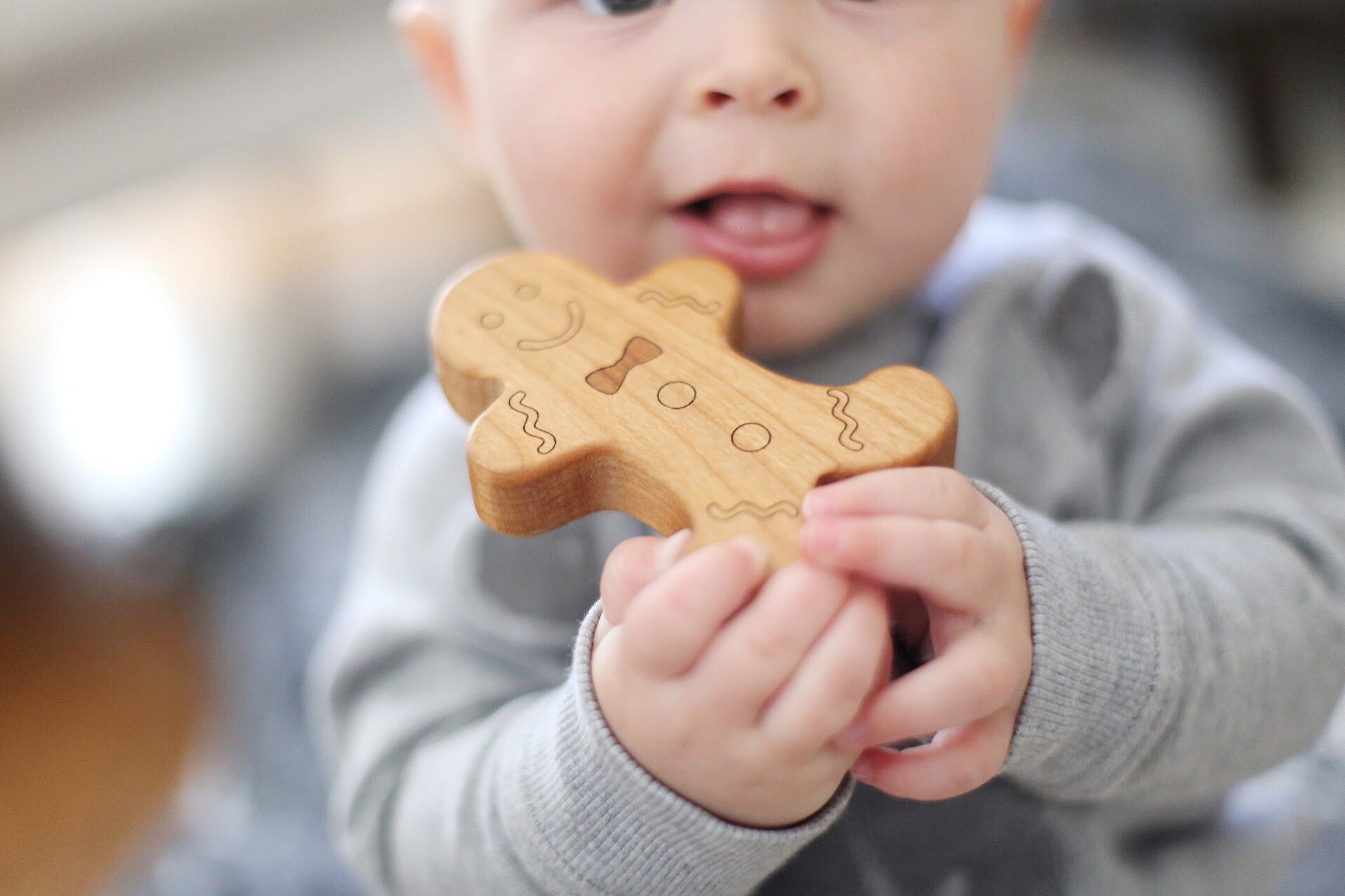 Gingerbread Baby Rattle - Bannor Toys