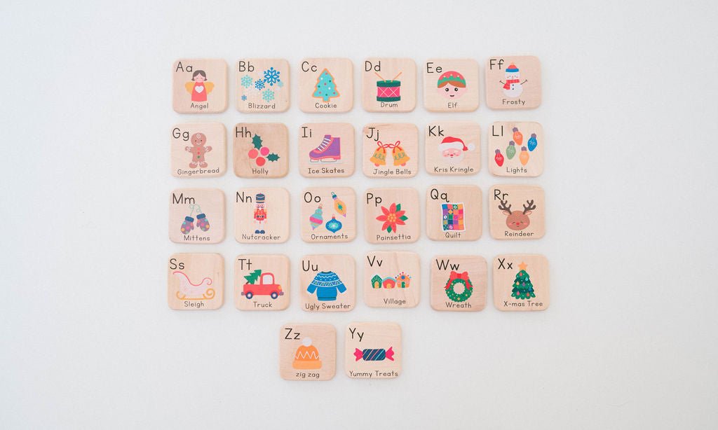 Holiday ABC Learning Tiles - Bannor Toys